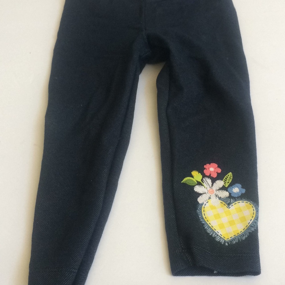 FINAL MARKDOWN Disney Minnie LITTLE girls denim look leggings 2t